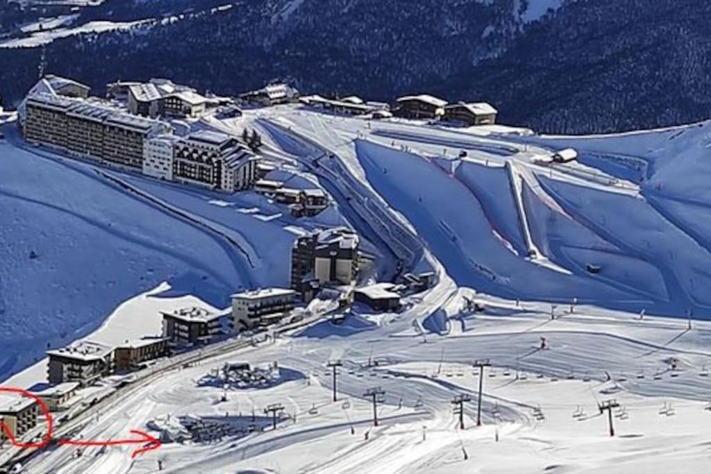 Vue Panoramique Sur Les Pyrenees Apartamento Saint-Lary-Soulan Exterior foto